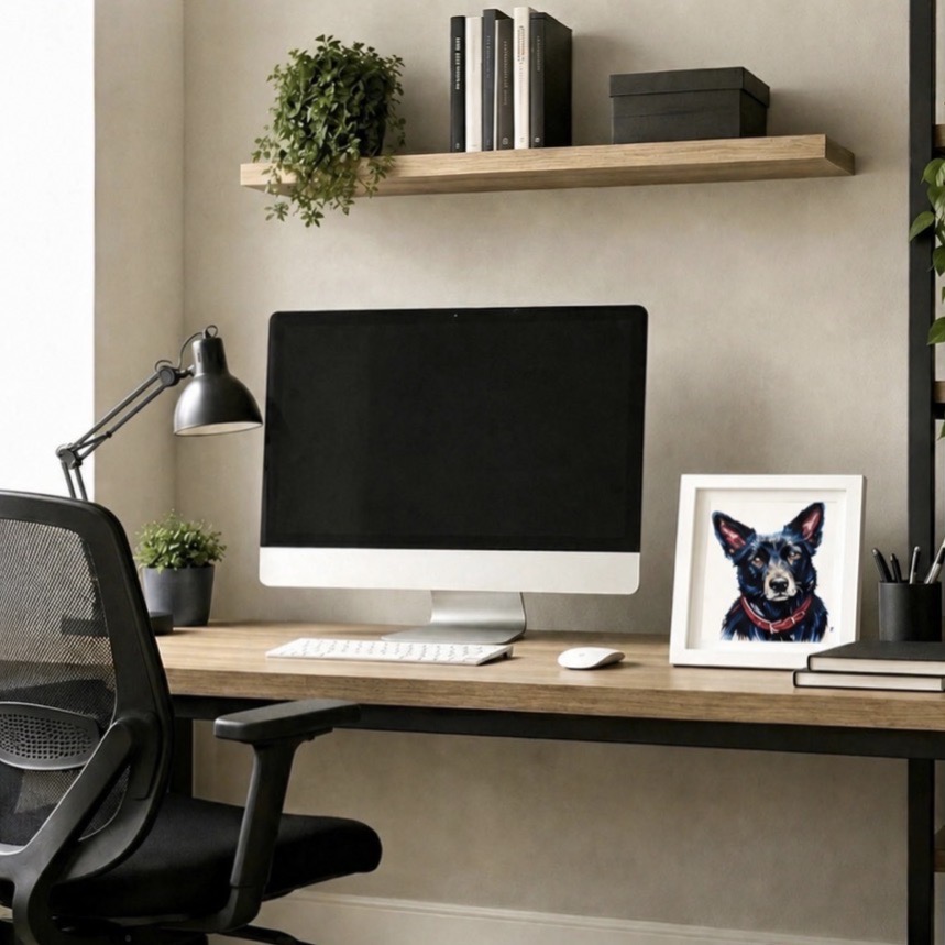 Pet Hero keepsake displayed on a desk